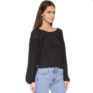 (New) Free People top with lace detailing